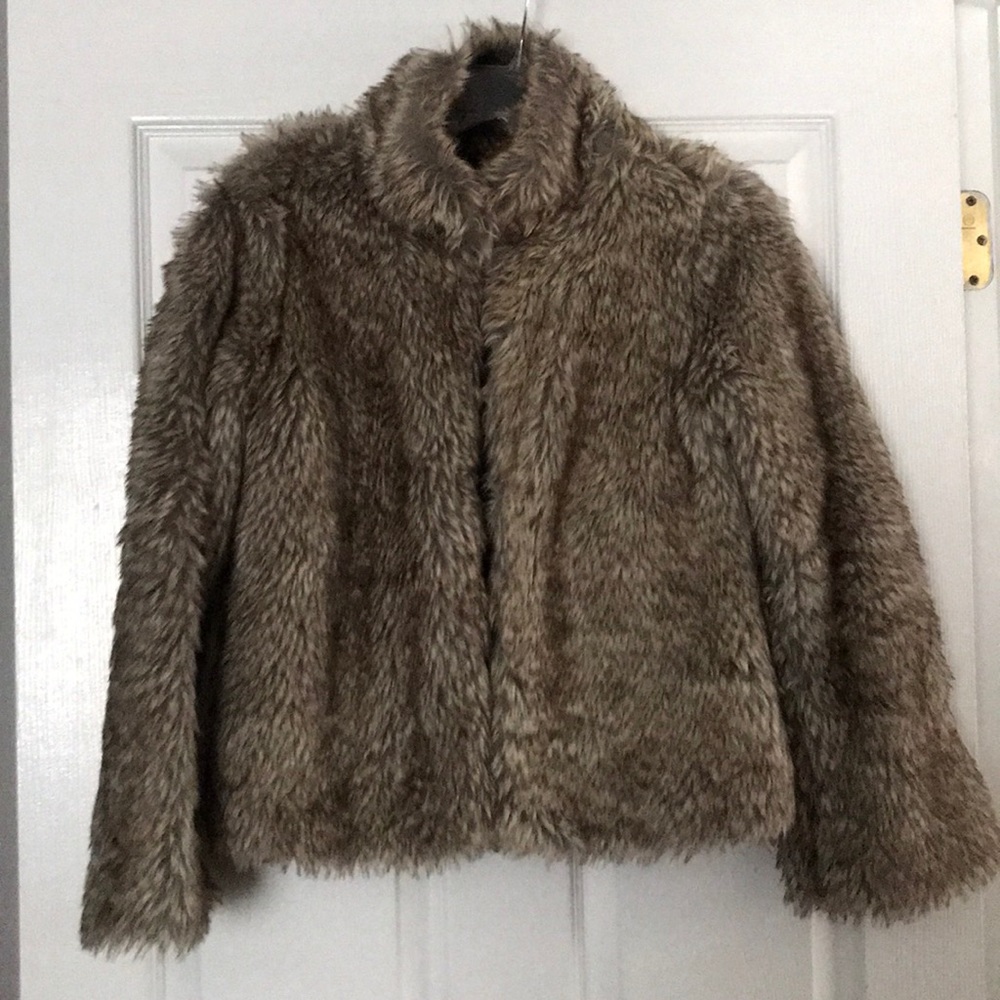 Faux fur jacket